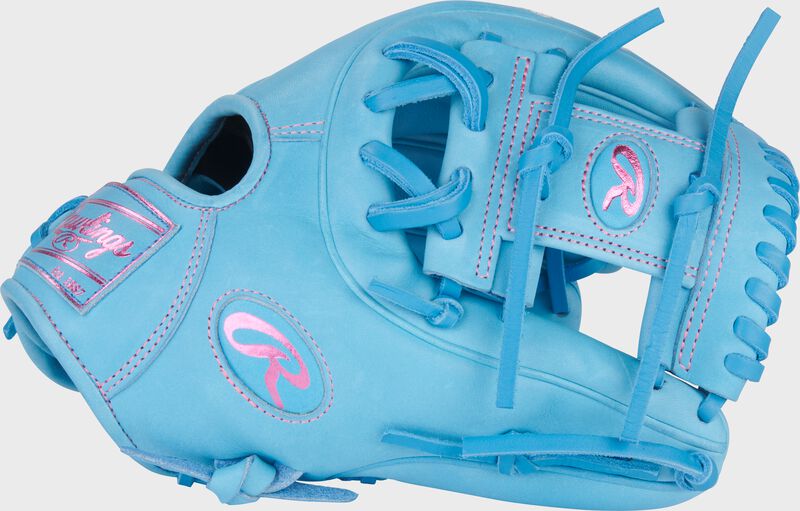 Thumb of a Heart of the Hide 11.5-Inch Columbia Blue Infield Glove with a Pro I-web