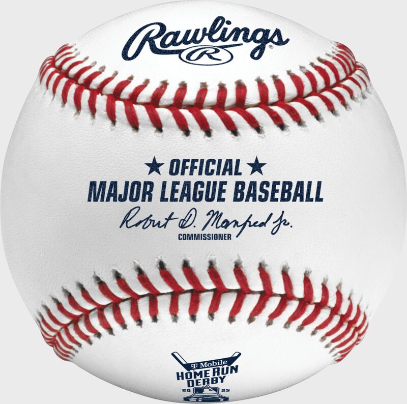 A MLB 2025 Home Run Derby commemorative baseball