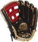 Black palm of a Rawlings Luis Robert Pro Preffered glove with gold stamping and gold laces - SKU: PROS3039-LR88 image number null