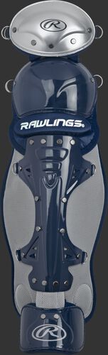 Navy intermediate size Renegade series leg guards