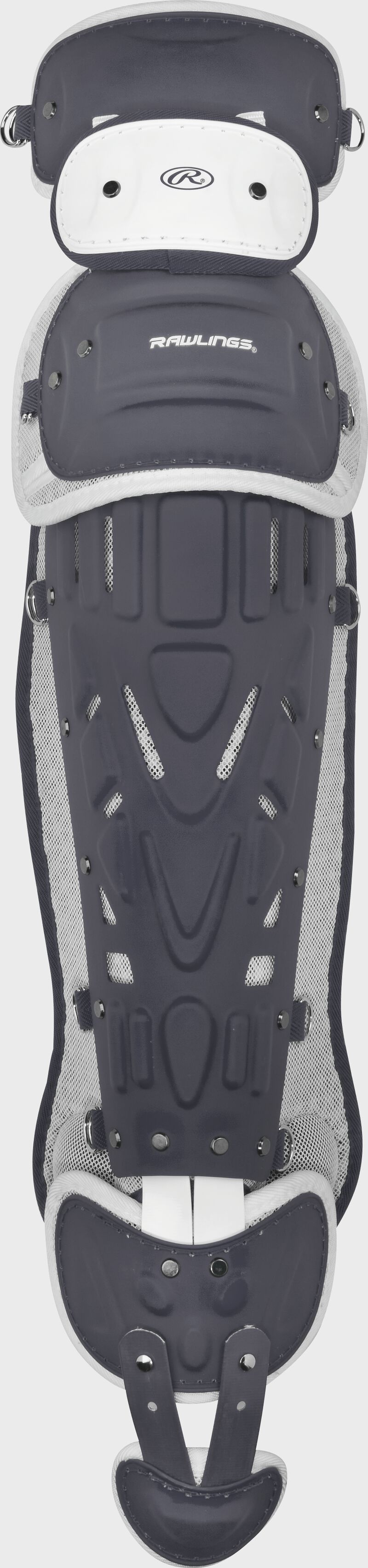 Graphite/white Pro Preferred adult leg guards loading=