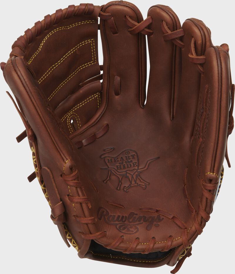 Shell palm view of Timberglaze 2021 Heart of the Hide 11.75-inch infield/pitcher's glove image number null