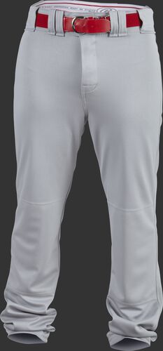 Front of Rawlings Blue Gray Adult Premium Straight Baseball Pant - SKU #PPU140