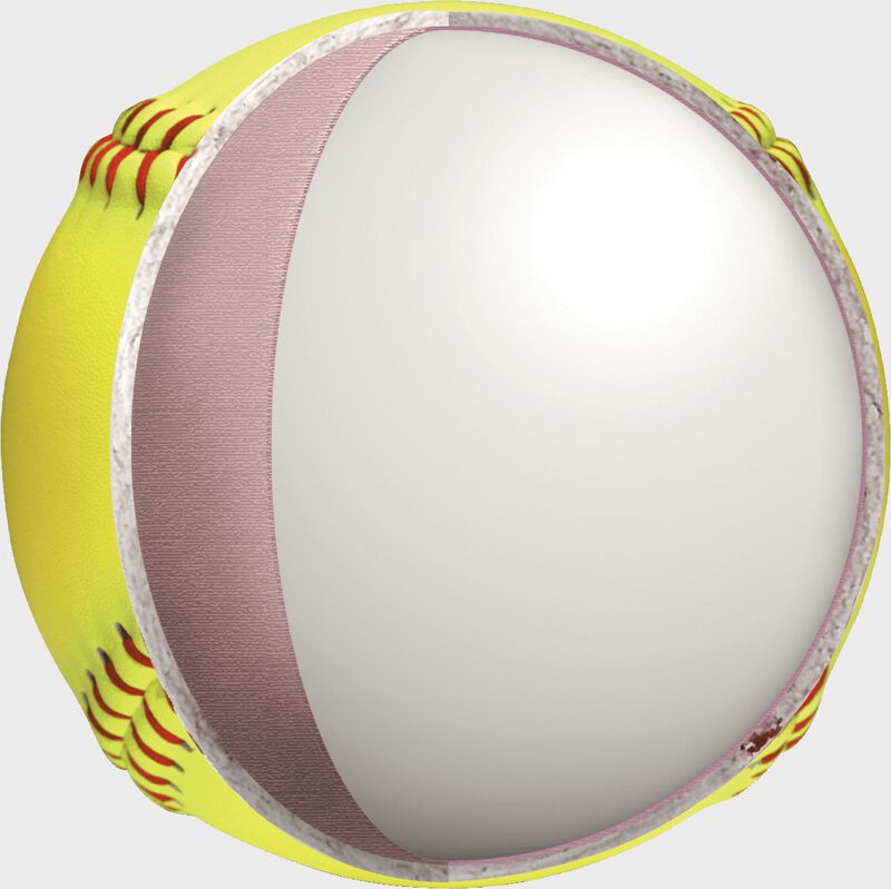 Center cork of a NCAA 12" softball - SKU: NC12L