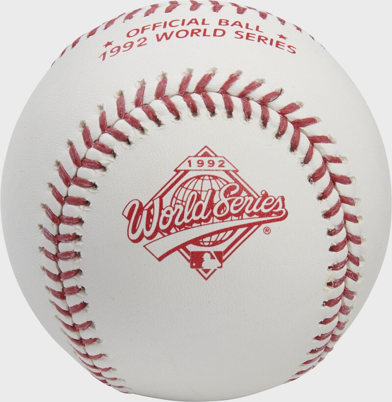Rawlings MLB World Series Commemorative Baseball, 1992 loading=