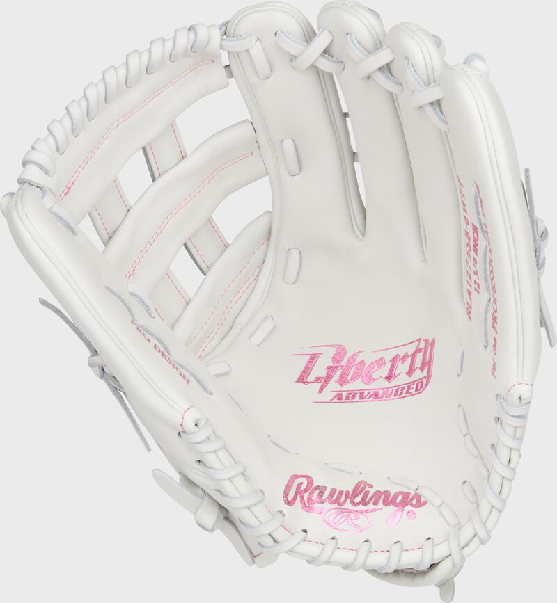 Liberty Advanced Color Series 12.75 in Outfield Glove, White/Pink, Left