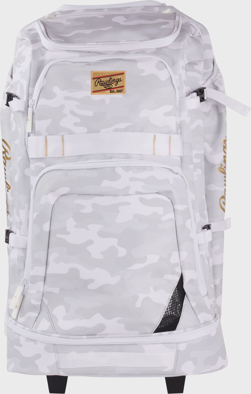 Rawlings Gold Collection Wheeled Bag, Snow Camo, RSGGCWHBG-SNCM