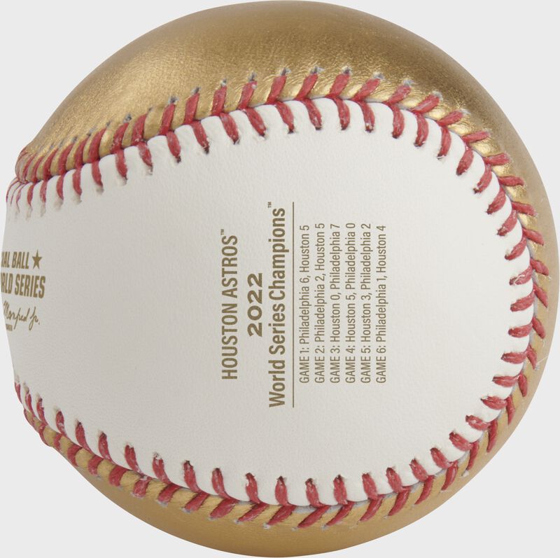 Rawlings, 2022 Houston Astros World Series Champions Gold Replica Baseball, MLB League