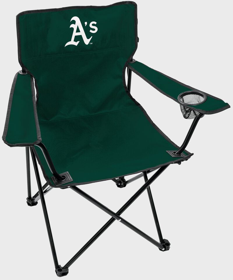 An Oakland Athletics gameday elite quad chair