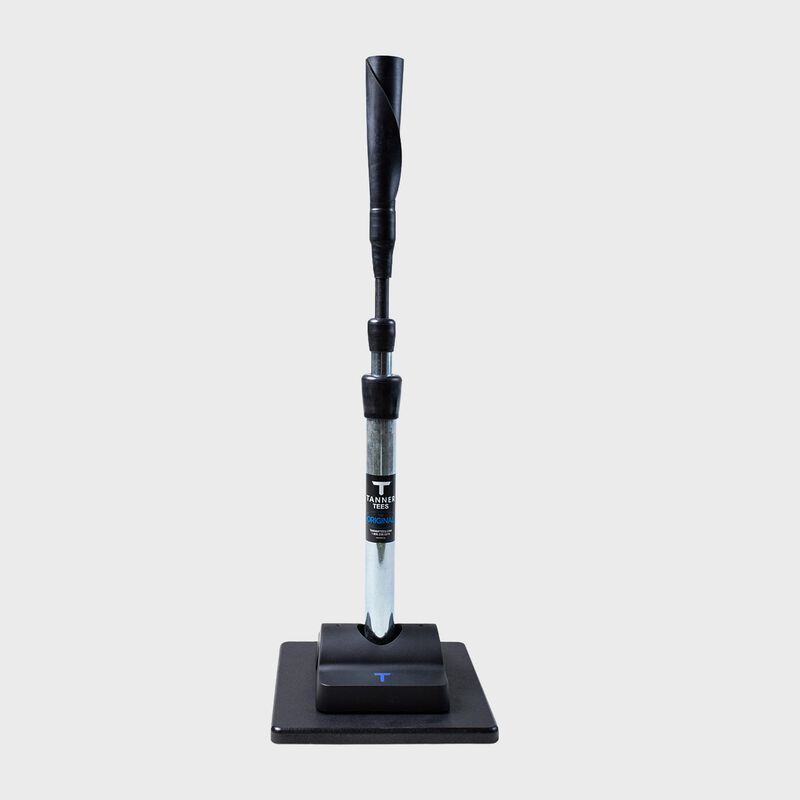 A Tanner Tees T-Weight on a batting tee loading=