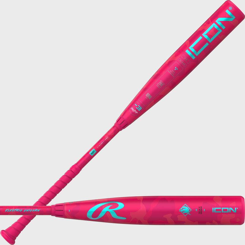 Rawlings Icon Electric Unicorn Limited Edition BBCOR Bat-3, 31 in