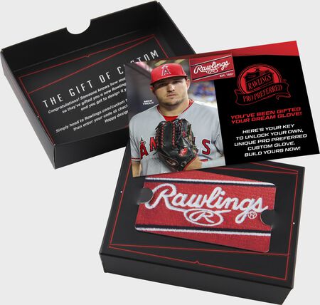 Rawlings Pro Preferred Custom Glove Gift Card Rawlings Pro Preferred Custom Glove Gift Card