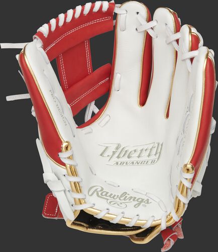 Liberty Advanced Color Series 11.75-Inch Infield Glove White/Scarlet