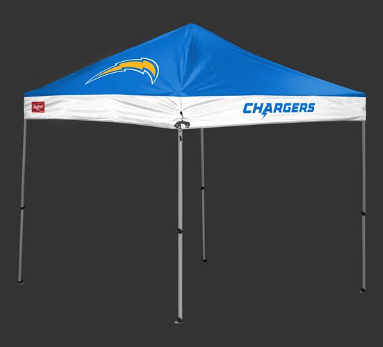 Rawlings Blue and Navy NFL Los Angeles Chargers 9x9 Canopy Shelter With Team Logo and Name SKU #03231083111