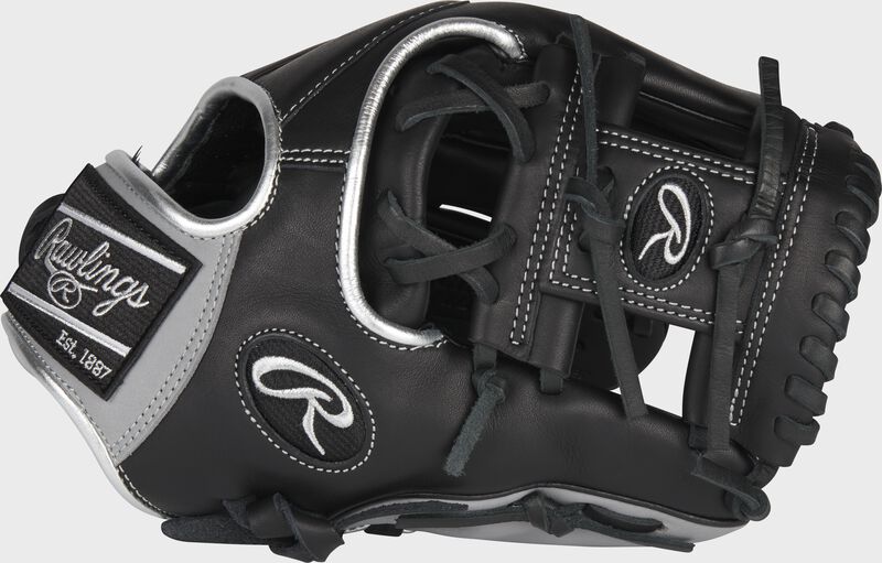 Thumb of a black 2022 Encore 11.5-Inch infield glove with a black I-web - SKU: EC1150-2B