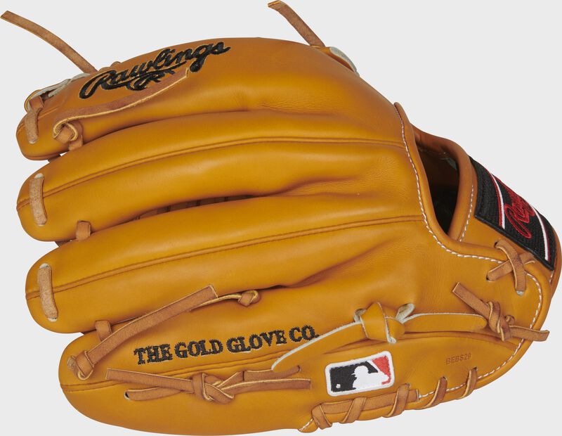 Pinky back view of tan 2021 Heart of the Hide R2G 11.75-inch infield/pitcher's glove
