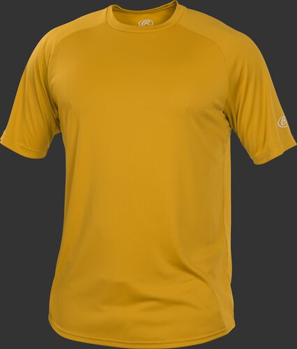 YRTT Youth light gold crew neck short sleeve jersey