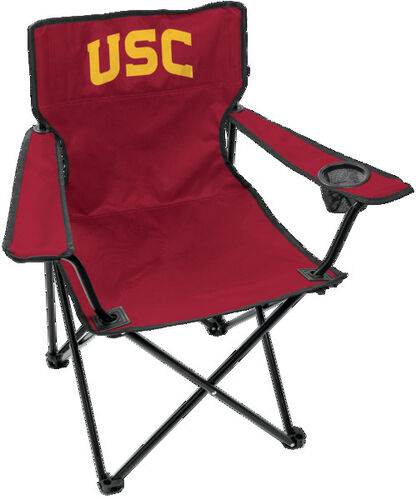 Front of Rawlings Cardinal NCAA USC Trojans Gameday Elite Chair With Team Logo SKU #00563100111