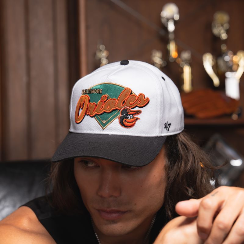 Baltimore Orioles Rawlings Infield '47 Brand Hitch Hat