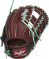 Shell back view of sherry and black 2021 Arizona Diamondbacks Heart of the Hide glove image number null