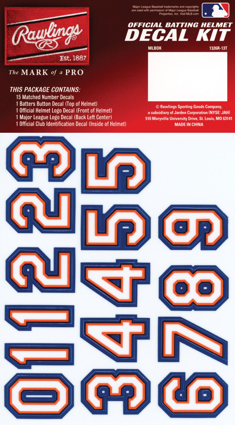MLB New York Mets Decal Kit