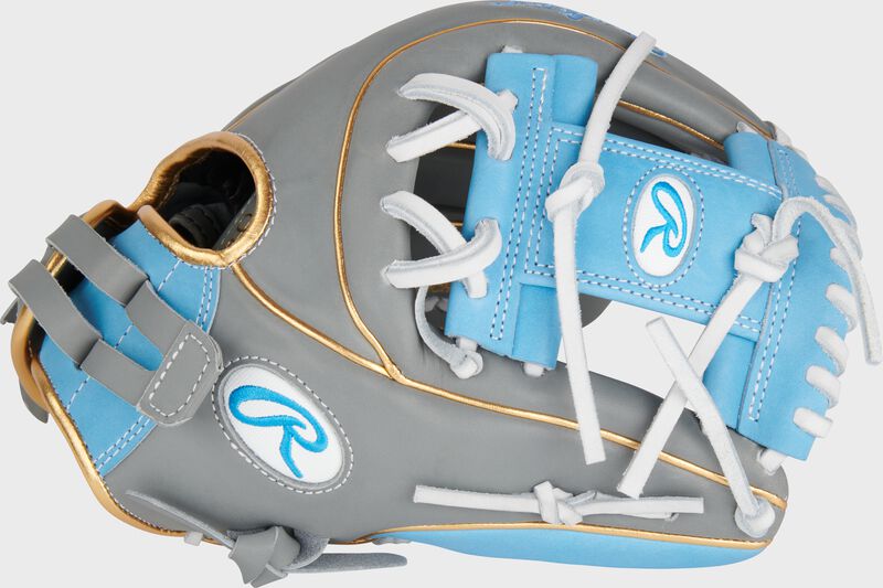Liberty Advanced Color Series 11.75 in Infield Glove, Gray/Columbia Blue, Right