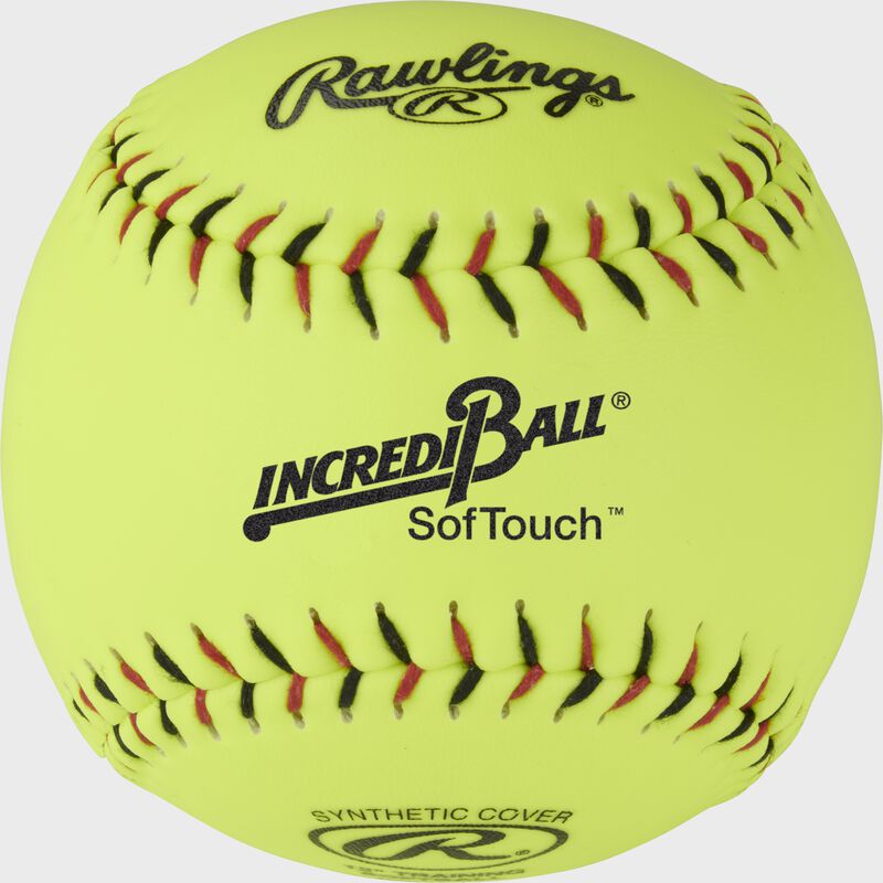 A Rawlings Incredi-Ball SofTouch 12" training softball - SKU: RIB12ST