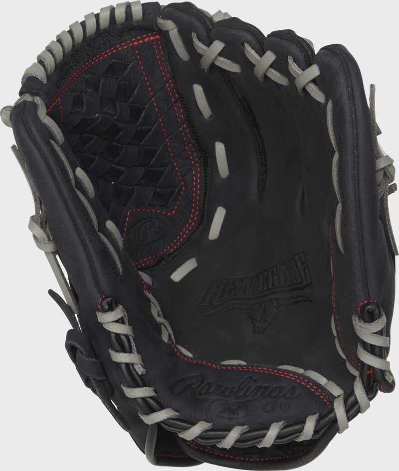 Shell palm view of Renegade 12-in infield Softball glove