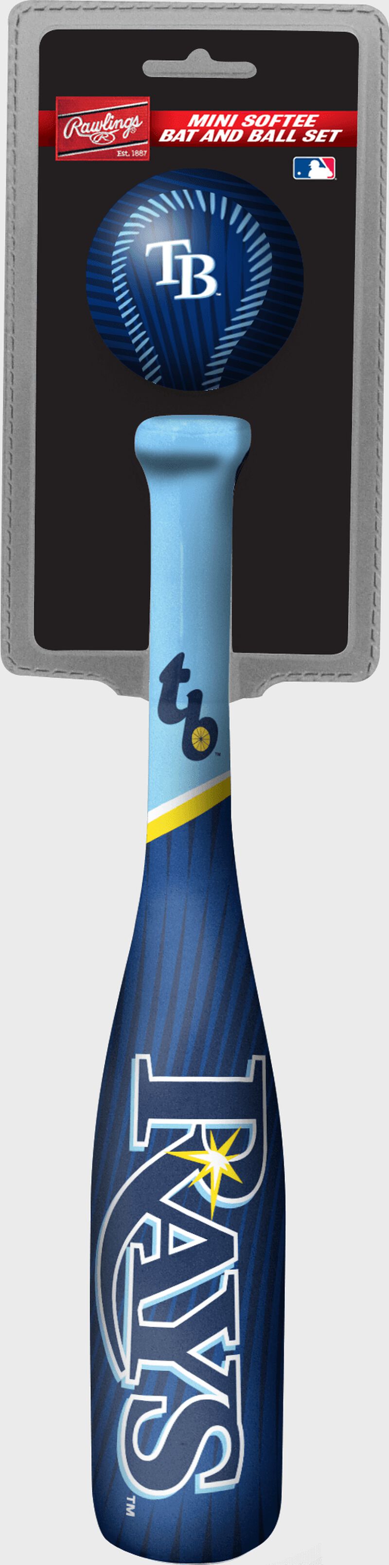 MLB Tampa Bay Rays Slugger Softee Mini Bat and Ball Set