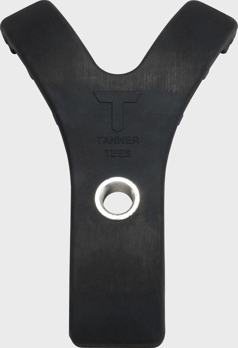 A black Tanner Tees Heavy batting tee base loading=