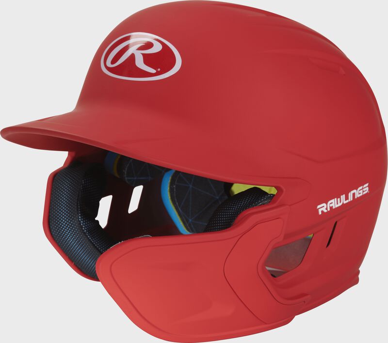 Mach Right Handed Batting Helmet with EXT Flap, 1-Tone & 2-Tone