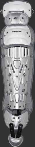 LGVEL white/silver Velo Series leg guard