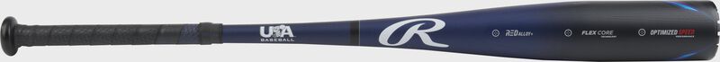 Back of the barrel of a Rawlings Clout -10 USA bat - SKU: RUS3C10
