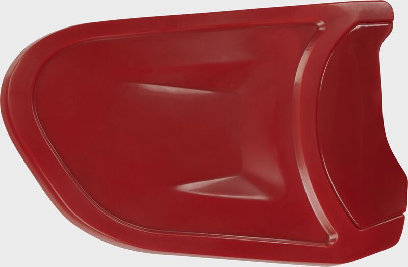 A scarlet REXT R-EXT universal batting helmet extension piece loading=