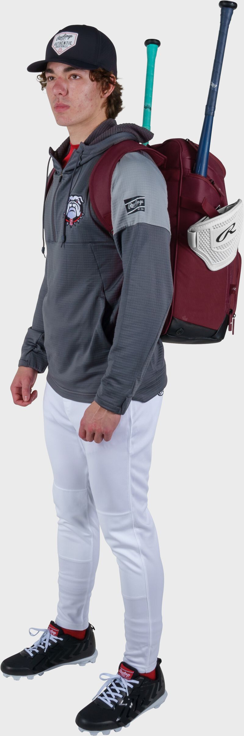 Franchise 2 Players Backpack, Maroon