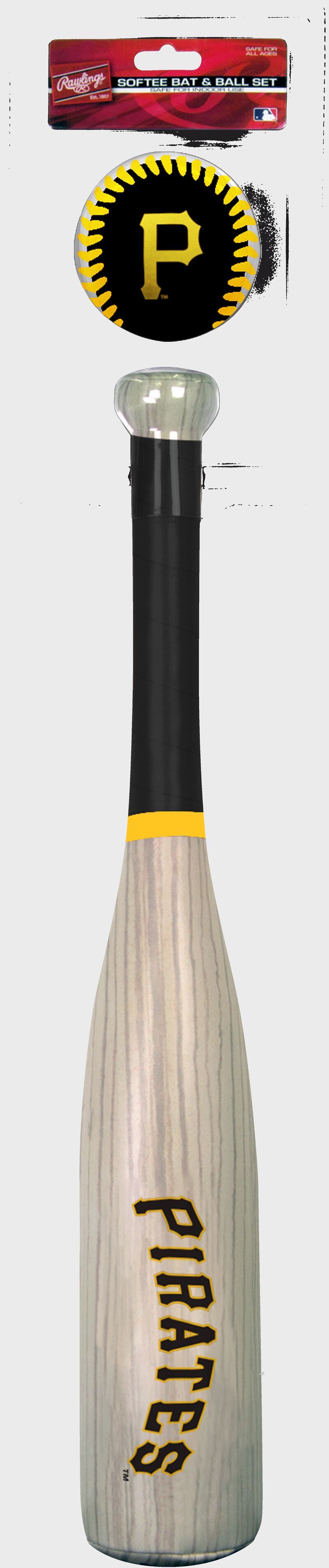 A Pittsburgh Pirates grand slam softee bat & ball set - SKU: 07380021111 loading=