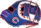 Web back view of royal, white, and scarlet 2021 Chicago Cubs Heart of the Hide glove image number null