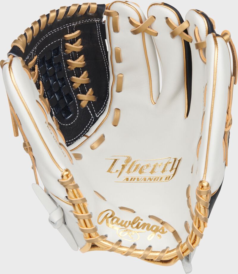 Liberty Advanced Color Series 12.5 in Fastpitch Glove, White/Navy, Right