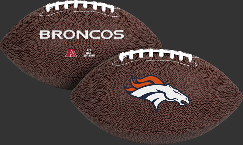 NFL Denver Broncos Air-It-Out youth football with team logo and team name SKU #08041066121