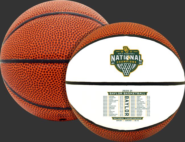 A 2021 NCAA Baylor Bears National Champions mini basketball - SKU: 04533040733