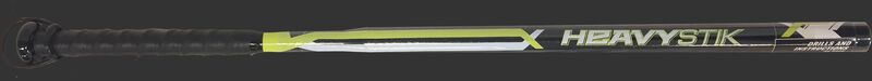 A black HVYSTK Heavy-stik training bat SKU #HVYSTK