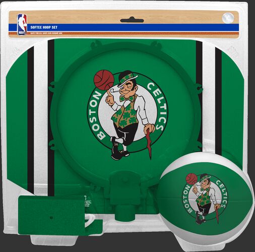 Rawlings Green and White NBA Boston Celtics Softee Hoop Set With Team Logo SKU #03544193114