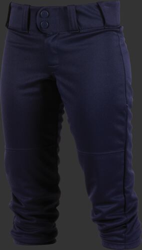 Front of Rawlings Navy Adult Women's Low-Rise Softball Pant - SKU #WRB150