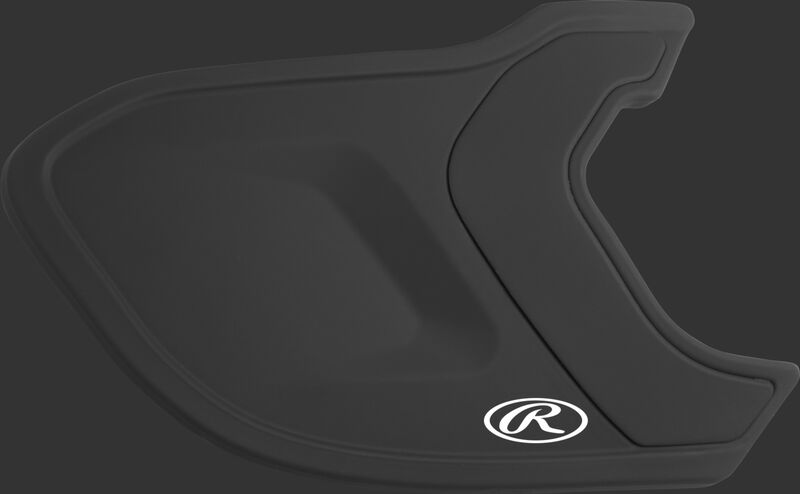 A matte black MEXT Mach EXT batting helmet extension