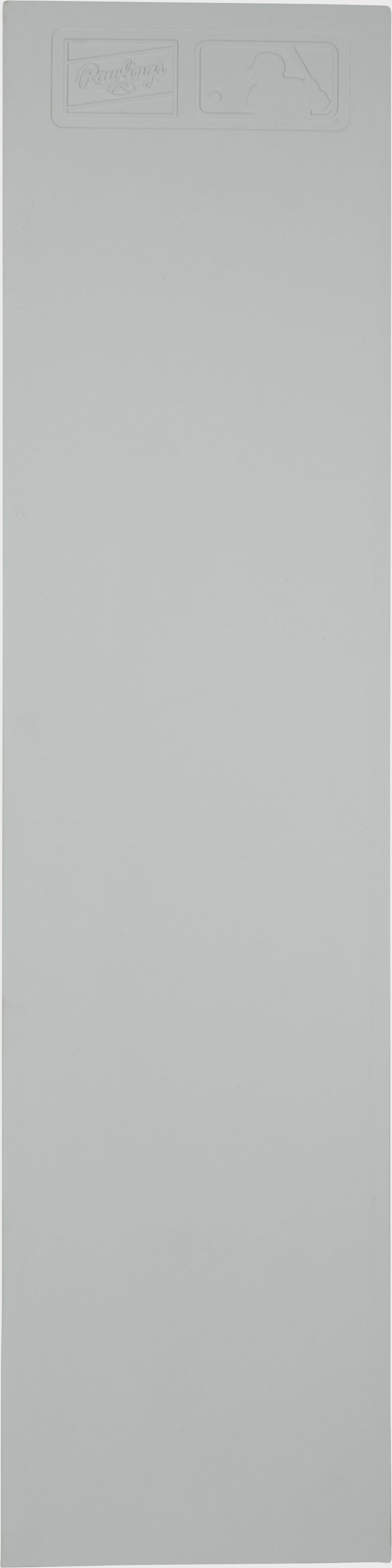 Top of a white Rawlings spiked pitching rubber - SKU: RSPR