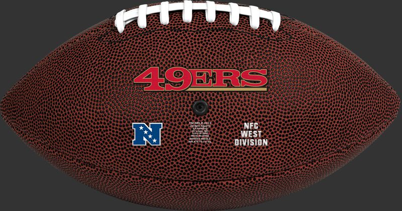 Brown NFL San Francisco 49ers Football With Team Name SKU #07081084811
