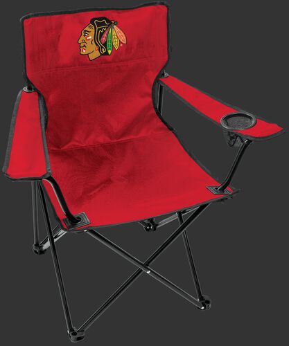 Front of Rawlings Red NHL Chicago Blackhawks Gameday Elite Chair With Team Logo SKU #00694114111
