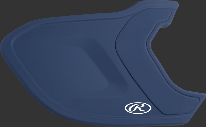 A matte navy MEXT Mach EXT batting helmet extension