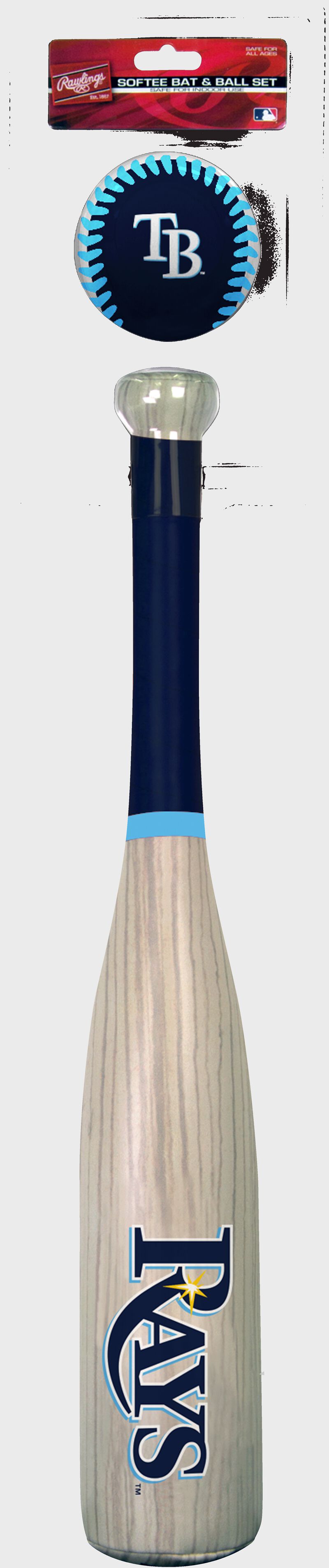 A Tampa Bay Rays grand slam softee bat & ball set - SKU: 07380009111