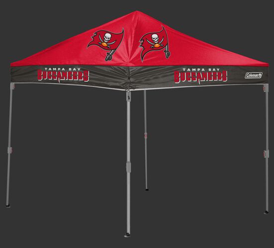 Rawlings Red and Grey NFL Tampa BayBuccaneers 10x10 Canopy Shelter With Team Logo and Name SKU #03221086111